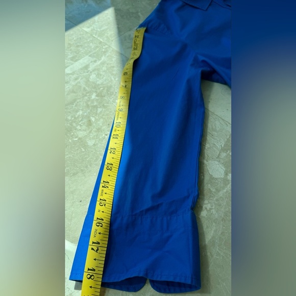 J. Crew Haberdashery cobalt Blue Cotton Blend Shirt, 3/4 sleeves Size S ( 4) - Picture 12 of 14